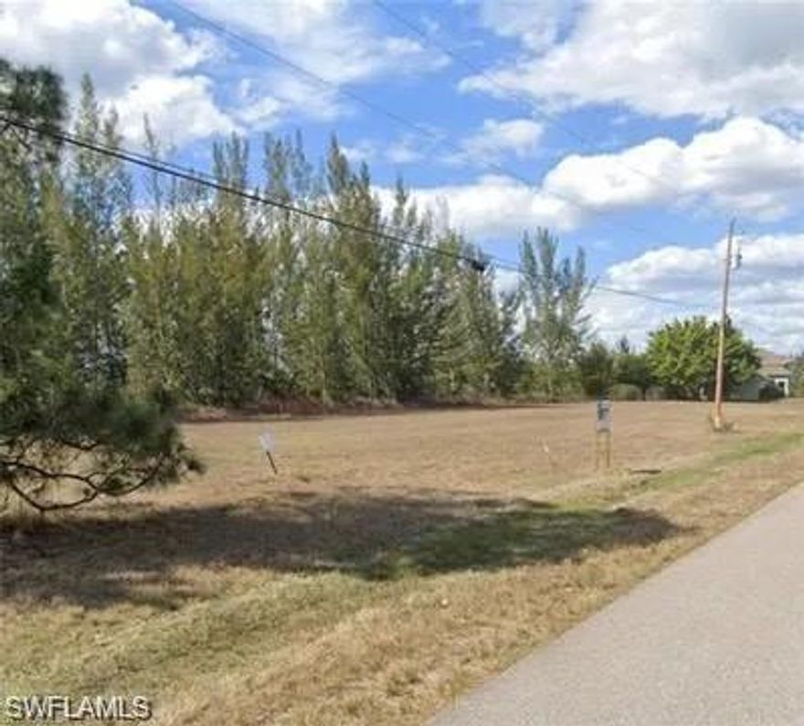 Prime Lot in Desirable Cape Coral, FL!

Introducing 3523 NE 17th Pl, a fantastic opportunity to own a prime lot in the sought-after city of Cape Coral, Florida. This vacant land offers a blank canvas for you to build your dream home in a highly desirable neighborhood.

Spanning a generous size, this lot provides ample space to create the perfect residence tailored to your preferences. Whether you envision a spacious single-family home, a charming cottage, or a contemporary masterpiece, the possibilities are endless.

Located in Cape Coral, known for its vibrant community, beautiful waterways, and abundant amenities, this lot is surrounded by shopping centers, dining options, parks, and recreational facilities. With easy access to major roadways, you'll have a convenient commute to nearby cities and the stunning beaches of the Gulf of Mexico.

Don't miss out on this incredible opportunity to bring your vision to life. Claim your slice of paradise at 3523 NE 17th Pl and embark on a new chapter in Cape Coral, where endless possibilities await!