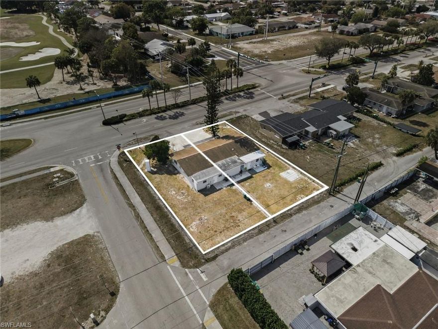 INVESTOR ALERT – INCOME + FUTURE UPSIDE!
CORNER duplex in Golden Gate City with potential to generate over $7,000/month. NO FLOOD INSURANCE REQUIRED. Fully remodeled interior featuring quartz countertops, newer appliances, impact windows, tile flooring, updated electrical panel (2021), A/C units (2018–2019), 2016 roof, newer water heater, fenced around, and freshly painted inside & out.
Approved C1, C2 & C3 zoning, allowing future redevelopment for retail, office, or commercial use. City water & sewer. Strong cash flow + redevelopment potential — a rare opportunity you don’t want to miss