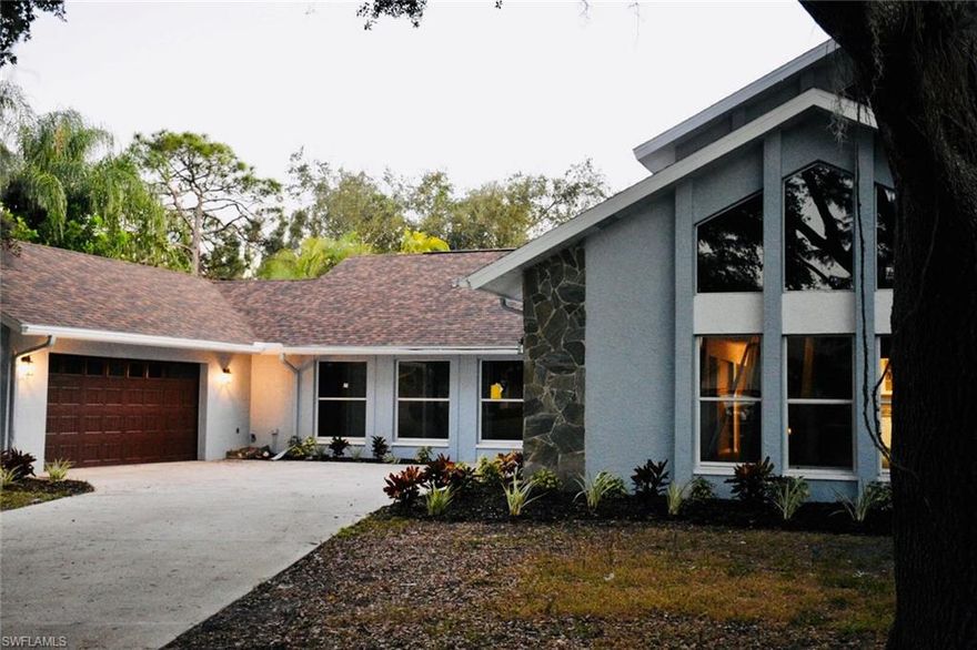 Be the envy of the neighborhood, one of the largest lots in the community at almost 3/4 acre. This home has been transformed into a work of art, from the wood plank tile, high end cabinetry, exotic granite in kitchen and master bath, stainless steel appliances, etc. etc. The list goes on and on. Owner spent over $100,000 in renovations including new 30 yr shingle roof, new HVAC systems, impact rated garage door, pool refinish, lanai screen, wood plank flooring, solid wood cabinets, designer vanities, designer fixtures, water heaters. This property is stunning - 4 bedrooms, 2.5 bathrooms, 2 car garage, private pool, oversized lot. Schedule a showing today and make this your dream home!