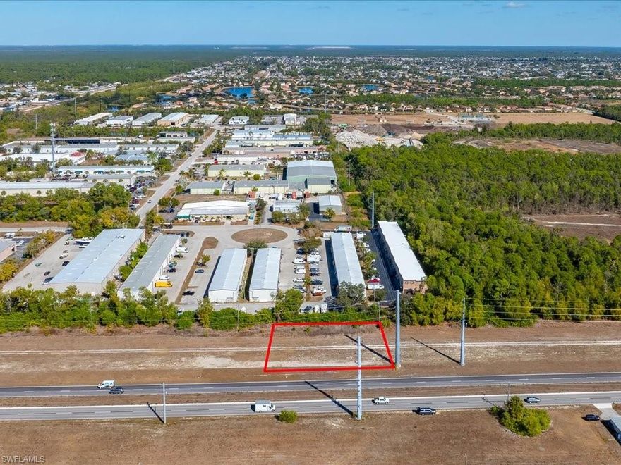 ***Prime commercial opportunity on highly traveled Kismet Parkway E in Cape Coral! This vacant commercial lot offers outstanding visibility and frontage along a major east-west corridor connecting Del Prado Blvd and Andalusia Blvd, with steady daily traffic and strong surrounding growth.
Zoned Commercial (C) with future land use designated for vacant commercial, this parcel is ideally suited for retail, professional office, medical, service business, or mixed commercial applications (buyer to verify permitted uses). Located near established commercial plazas, storage facilities, and dense residential neighborhoods, providing built-in customer base and expansion potential.
Position your business in one of Cape Coral’s rapidly developing corridors with easy access to US-41, Pine Island Road, and North Cape growth areas. Excellent exposure, strong demographics, and continued infrastructure expansion make this a strategic long-term investment or development site.