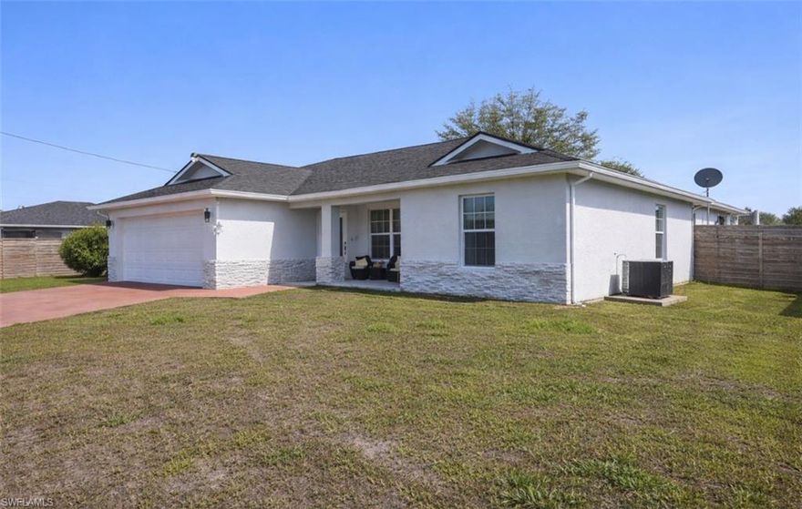 **Beautiful 3-bedroom, 2-bath home located in a quiet residential area of Cape Coral, Florida. This property offers 1,580 square feet of comfortable living space and was built in 2007. The home features a functional layout with a spacious living area, open kitchen, and well-sized bedrooms. Conveniently located near schools, shopping, dining, and major roads, making it a great opportunity for homeowners or investors. **