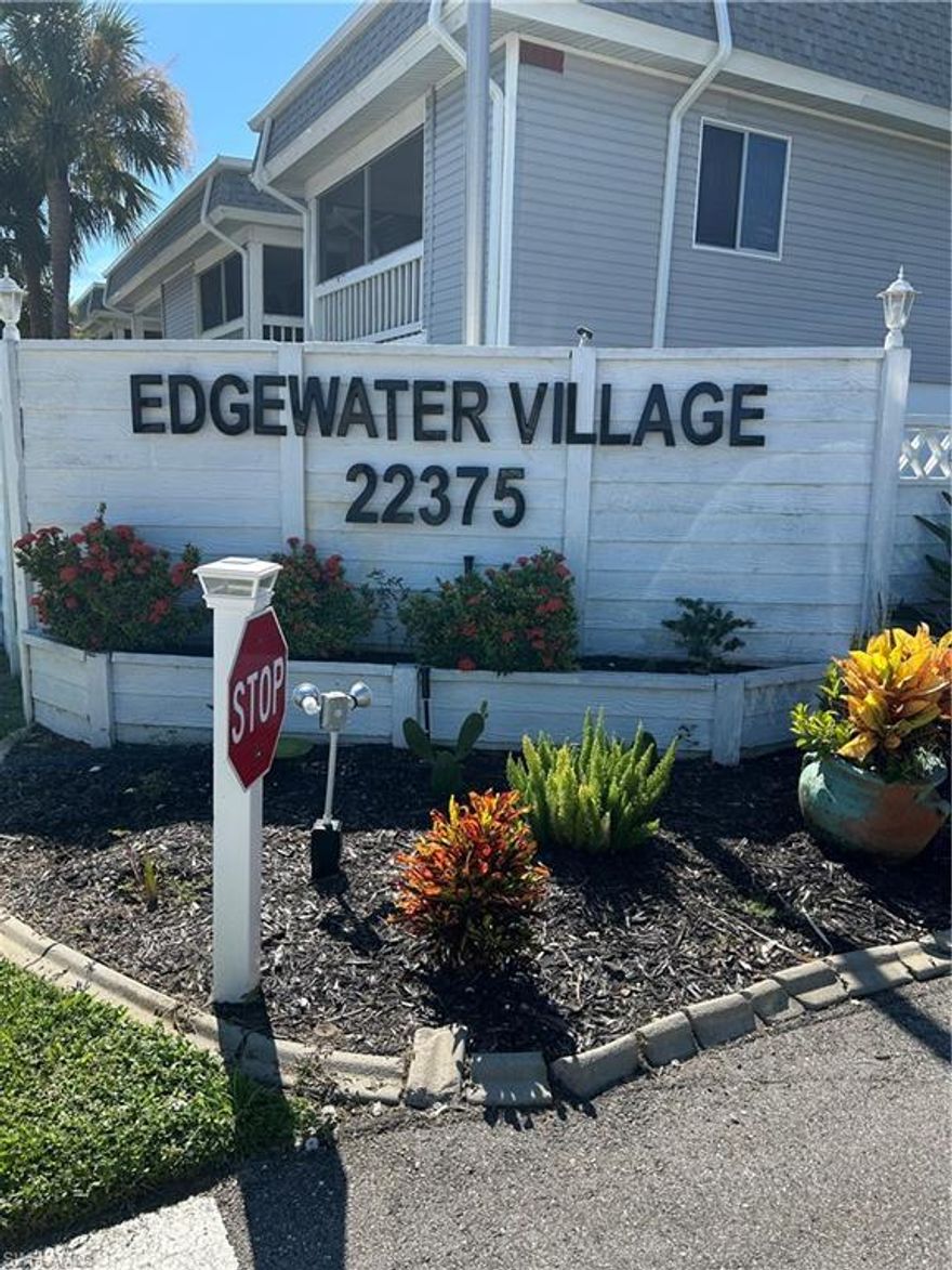 Welcome to Edgewater Village where you can Rent this beautiful 2/2 Condo, On the first floor across for the community swimming pool and picnic area. Fully Furnished ready to turn-key Just bring your clothes. No pets or no smoking in the unit. There's tennis courts, Bocce Ball, and a picnic area. Just moments from Punta Gorda Downtown, and Port Charlotte shopping area's.