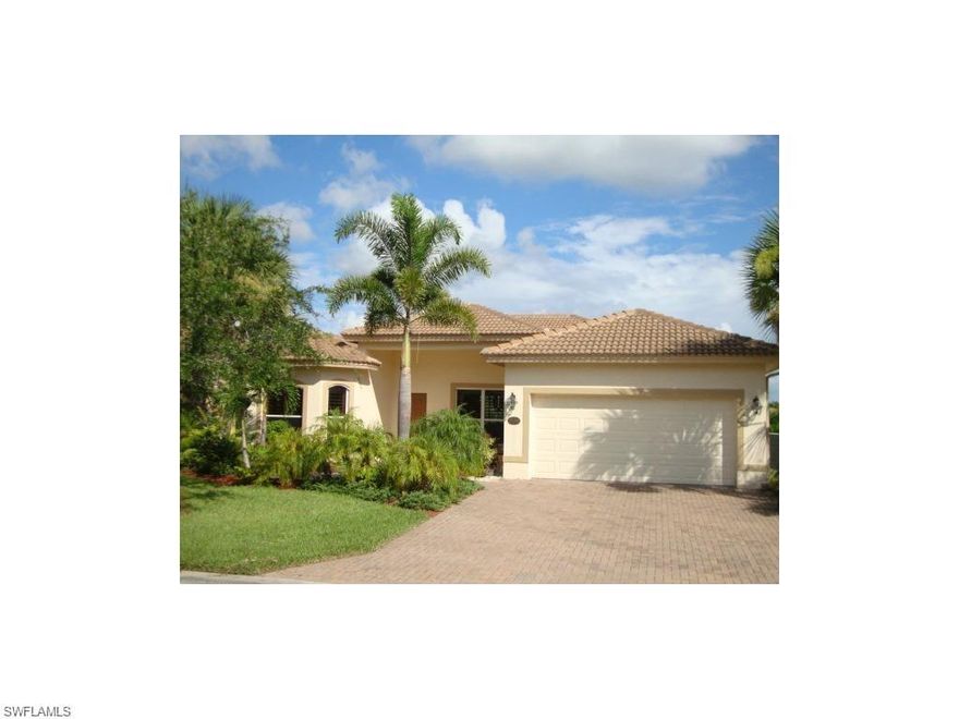 This immaculate Weston Flex model has it all! It offers 4 bedrooms 2 baths, a traditional Living/Family room layout with split bedrooms and completely customized throughout. Approx 2300 sqft on a premium lake lot with a stunning view! Custom features include extensive porcelain tile floors, extensive wood trim, upgraded crown molding and baseboards, dark cherry wood floors in all bedrooms, tray ceilings with double crown, surround sound throughout most of the home as well as the lanai, plantation shutters and tasteful faux finishes throughout. Luxury furnishings are negotiable. THIS HOME SHOWS LIKE NO OTHER and could be a turnkey deal if buyers preferred. Unmatched by its competition, with its unique location!
This house is located in one of the hottest community in SW Florida, walking distance to the clubhouse that offers great amenities and entertainment (Tennis, pool and Jacuzzi, basket ball, volley ball, soccer field, beach volley, bocce ball, skating rink, pickle ball…). It is close to shopping malls, restaurants, I75 and 15 min away from SW Florida Intl. Airport. Schedule your showing appointment today.