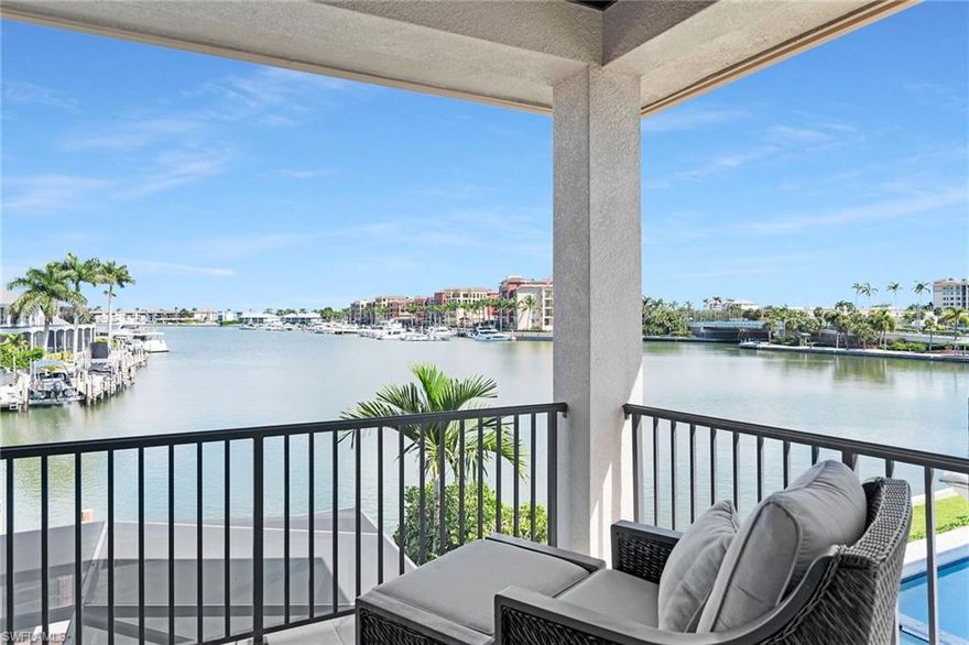 Are you ready to wake up to breathtaking bay views every day and experience true waterfront luxury?
Nestled along the peaceful shores of Smokehouse Bay, this stunning 2018 RK Reiman custom-built home with 3 car garage offers the ultimate in coastal luxury. Spanning 3,829 square feet under air, this 4 bedroom, 4.5 bathroom residence boasts breathtaking views of the bay and The Esplanade.
As you enter through the dramatic two-story foyer, you are immediately greeted by the expansive great room. With its soaring volume ceilings, large open sliders, it offers immediate, unobstructed views of Smokehouse Bay and the stunning yachts lining The Esplanade.  The open-concept design allows the interior to seamlessly flow into the screened lanai, where the pool and spillover spa invite relaxation.
The chef's kitchen is a true standout, featuring a large island, double wall ovens, a custom backsplash, and a spacious walk-in pantry for ample storage.
The luxurious primary suite offers direct access to the lanai through elegant french doors. Enjoy views of the tranquil bay and the spillover spa, enhancing the seamless connection between the indoors and outdoors. The ensuite bath, complete with dual vanities, a soaking tub, a walk-in shower, and a hidden walk-in storage area cleverly tucked within one of the primary bath cabinets for added convenience and organization.
On the first floor, the primary bedroom is complemented by a guest bedroom, with a bath that also serves as a pool bath, creating a perfect split floor plan. The dedicated study, with French doors leading to the main living area, offers a peaceful space for work or relaxation.
The 2nd floor features two ensuite bedrooms, each with private baths, along with a common area that leads to a balcony offering raised, unobstructed views of the bay and beyond. 
Throughout the home, custom finishes abound, from textured walls in the great room and half bath to the carefully selected materials that enhance the home’s unique style. The great room features the Whispered Elegance wall finish, while the powder room boasts the luxurious Lido finish. Custom ceiling details grace each room, adding a unique and refined touch throughout the home. 
Other Features Include:  A whole-home generator with a 1,000 lb propane tank which also fuels the gas range and outdoor kitchen grill,  whole home water filtration system, impact windows and doors, electric shutters on the lanai, security system, safe, central vacuum system that’s only 3 years old, double 2.5-year-old hot water heaters, dedicated storage closet on the lanai, and a low, transferable flood policy.
For boating enthusiasts, this home is a true gem. A newer seawall, coupled with a beautiful dock and boat lift, offers quick access to the Gulf.  
With its perfect blend of luxury, comfort, and coastal charm, this home presents an extraordinary opportunity to experience Marco Island living at its finest.