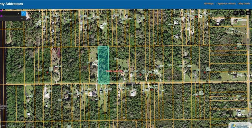 Great 2.73 Acre Property in Golden Gate Estates ready to build. Property is Uplands per 2013 Review attached to listing. Area of nice homes and very private. Lot is located between 4145 and 4195 18th St SE on the western half of open property.