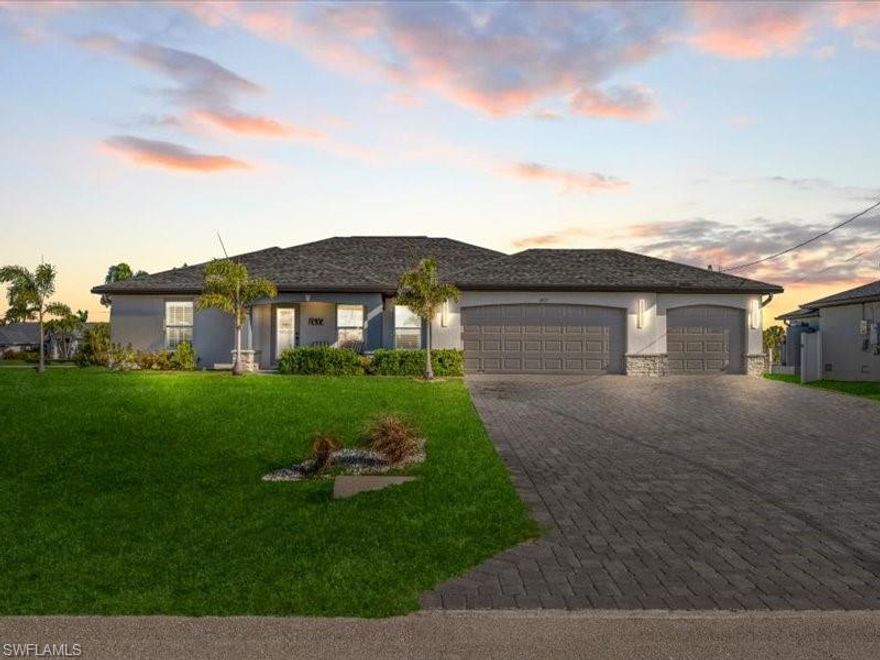 0.46 acre of Florida living awaits with this immaculate home and buildable lot included! Located in the highly desirable and up-and-coming NW area just 5 minutes from Crystal Lake Park. This spacious 4-bedroom, 2-bath home with a 3-car garage offers the perfect blend of comfort, functionality, and outdoor living. Whether you're looking for more land, extra bedrooms, additional garage space, or room to expand — this property delivers. Interior features include:
 Tile flooring in all wet areas, Grout sealed throughout for easy maintenance, Granite countertops, Stainless steel LG appliances, Double oven range, LG ThinQ refrigerator, Plantation blinds, upgrading lighting with LED Bulbs, Reverse Osmosis thru-out the home and Oversized screened lanai ideal for entertaining.   Enjoy the upgraded paver driveway, adding curb appeal and durability. With the added bonus of a buildable lot, the possibilities are endless — build a guest house, extra garage, or simply enjoy the additional privacy and space. This home shows pride of ownership and will not disappointment. Schedule your private showing today.