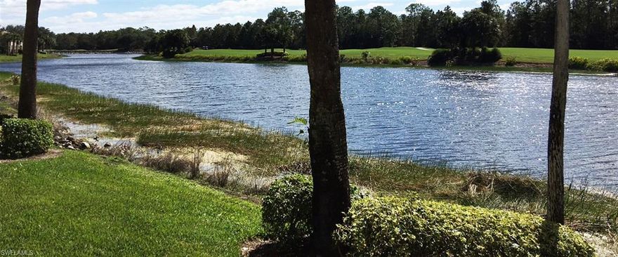 C.12881 - Enjoy Full Golf Membership with the purchase of this charming 2 Br.+den  2 BA “Barrington” Veranda in Naples Heritage Golf & Country Club. Fabulous Golf Course View looks across the lake to the 17th hole. Enjoy the peaceful serene setting from 2 screened lanais. Offered Furnished Turnkey and ready now to enjoy all Naples Heritage’s fine amenities. Naples Heritage is one of SW Florida's Best Bundled Golf Communities. Minutes to 5th Ave, Beaches Shopping and Restaurants.