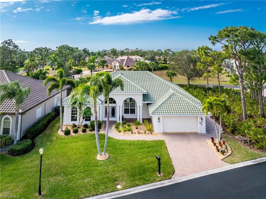 Welcome to the beautiful Gated Community of Burnt Store Marina, a Boating and Golf Paradise on Charlotte Harbor! Known for it's lush lanscaping throughout the Community, this home doesn't disappoint. Looking for that Indoor/Outdoor Florida living experience? This is it, you'll feel it the moment you walk through the Front Door. There is Sliding Door access to the screened Lanai / Pool area from the Living Room, Dining Area, Primary Bedroom, and the rear Guest Room. Imagine the morning coffees or evening cocktails there. The home also features that Open Concept living that has been renovated, complete with gorgeous new kitchen, and an expansive Island that overlooks the new plank tile flooring. The Primary Bedroom features dual Walk-In Closets, and en-suite. The Garage features a Golf Cart access side door, and the Golf Cart as well as the Furniture are negotiable. The mechanics are just as well maintained, including fresh exterior paint in December 2025, Lanai Pool Cage painted and re-screened in 2024, New Tile Roof in 2023, and A/C replaced in 2019. Come see why this Community is highly desired today!