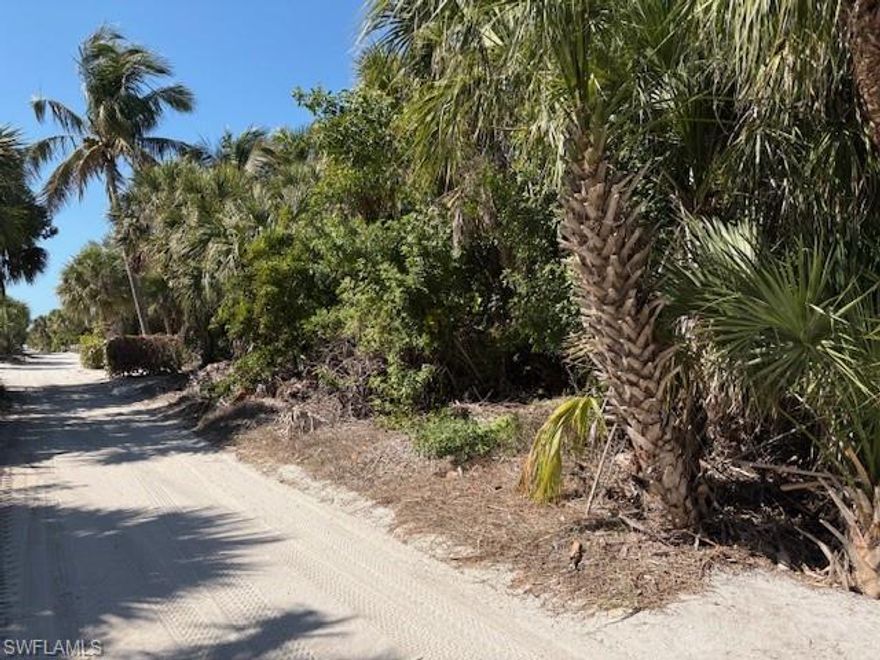 FANTASTIC Residential Lot on North Captiva Island! Desirable High and Dry Area of the Island. Lush and Tropical... Wonderful building lot. Close to Butterfly Beach and a Short Distance to all of the Island Beaches and the Island Amenities. Come and Explore all that North Captiva Island has to Offer! Daily Ferry Services are available. Visit our Gorgeous Beaches with Amazing Fishing and Shelling. Drive a Golf Cart, Rent a Fat Tire Bike, or Walk the State Preserve, while Admiring the Birds, Tortoises, Eagles, Manatees, Dolphins, and other Wild and Marine Life! Island Amenities include Boats and Fun Store, Mangos Convenience Store and Outdoor Grill and Bar, Barnacles Outdoor Bar, Mainstay - Indoor and Outdoor Restaurant, Mainstays Ice Cream and Gift Shop. and Over the Waterfront Restaurant!