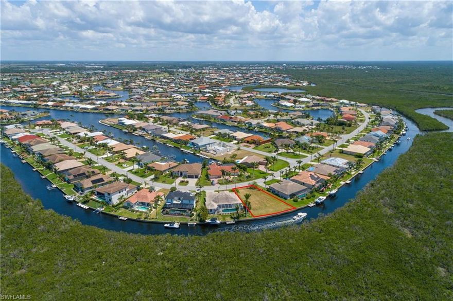 This is your chance to own your piece of paradise! Located in Burnt Store Isles, this waterfront, DIRECT GULF ACCESS, SAILBOAT ACCESS, OVERSIZED waterfront property offers the best of Florida living. Southwest exposure, take in all of the beauty as the sun sets over an unobstructed view of the water and tranquil preserve of mangroves full of wildlife. Residents also have the luxury to take advantage of an optional golf membership through Twin Isles. The concrete seawall is maintained by the city of Punta Gorda. This lot is perfectly situated within close proximity to Downtown Punta Gorda, PGD Airport, 56 miles of bike and walking trails, and I-75 giving you easy access to all that Florida has to offer! Make it yours today and build the home of your dreams on this oversized, waterfront lot!