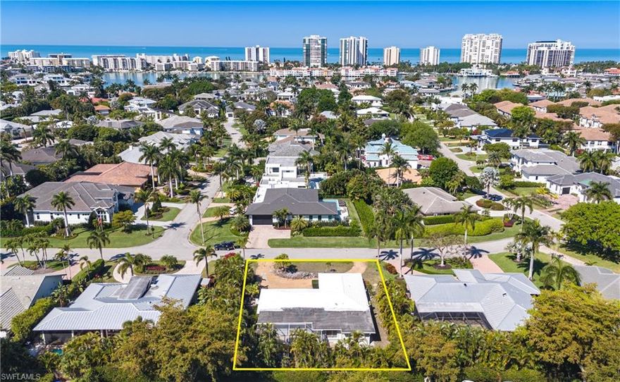 An exceptional opportunity to build your dream coastal residence on a quiet street in the prestigious Park Shore neighborhood of Naples. This 0.29-acre homesite is ideally situated less than a mile from the beach and Venetian Village, offering convenient access to upscale boutiques and fine dining. Park Shore residents enjoy the exclusive opportunity to access the private Park Shore Beach Park, featuring dedicated parking, a scenic trail, barbecue facilities, and additional amenities. Also conveniently located near the neighborhood Publix, which is slated to reopen later this year after a complete rebuild.
