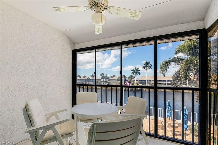 Step into easy Florida living with this beautifully maintained 2-bedroom, 2-bath condo, offered fully furnished and truly move-in ready. Designed for comfort and convenience, this home features a rare private downstairs exterior storage unit—perfect for beach gear, bikes, and more.
Enjoy peace of mind with a brand-new roof, along with the added benefit of a covered carport space to keep your vehicle protected year-round. Relax and unwind in the community’s private pool, to soak up the sunshine, or sit on your own private balcony overlooking the canal—the perfect spot for morning coffee or evening sunsets.

Exciting improvements are underway at Coral Isles Condos, including brand-new docks and boat lifts. For boating enthusiasts, a private lift is still available for purchase on a first-come, first-served basis—an incredible opportunity you won’t want to miss.

Ideally located in the heart of Cape Coral, you’ll be just minutes from shopping, dining, entertainment, and everyday conveniences.

Don’t miss your chance to own a slice of paradise—schedule your private showing today!