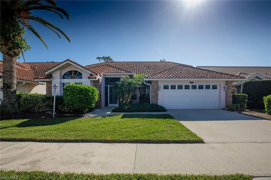 Enjoy the carefree living in Countryside on the Countryside golf course. Single family home 2 bedroom plus Den
with 2 1/2 bath and 2 car garage. A nice up dated kitchen looking out to large pool and open lanai with out door kitchen area for out door entertaining. Countryside member owned with large clubhouse with dinning and lounge area with many activities. New golf course with driving rang and putting greens. State of art wellness center, har tru tennis courts and bocce courts all ready for your enjoyment.  Minutes to downtown Naples and beautiful sand beaches. Time to enjoy