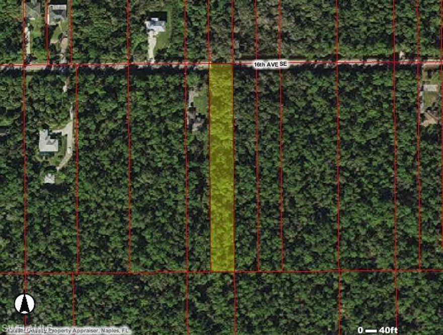 Per the attached wetland survey, .54 acres are uplands. Nice large lot on a beautiful dead end street.
Property is located on the east side of 4770 16th Ave SE