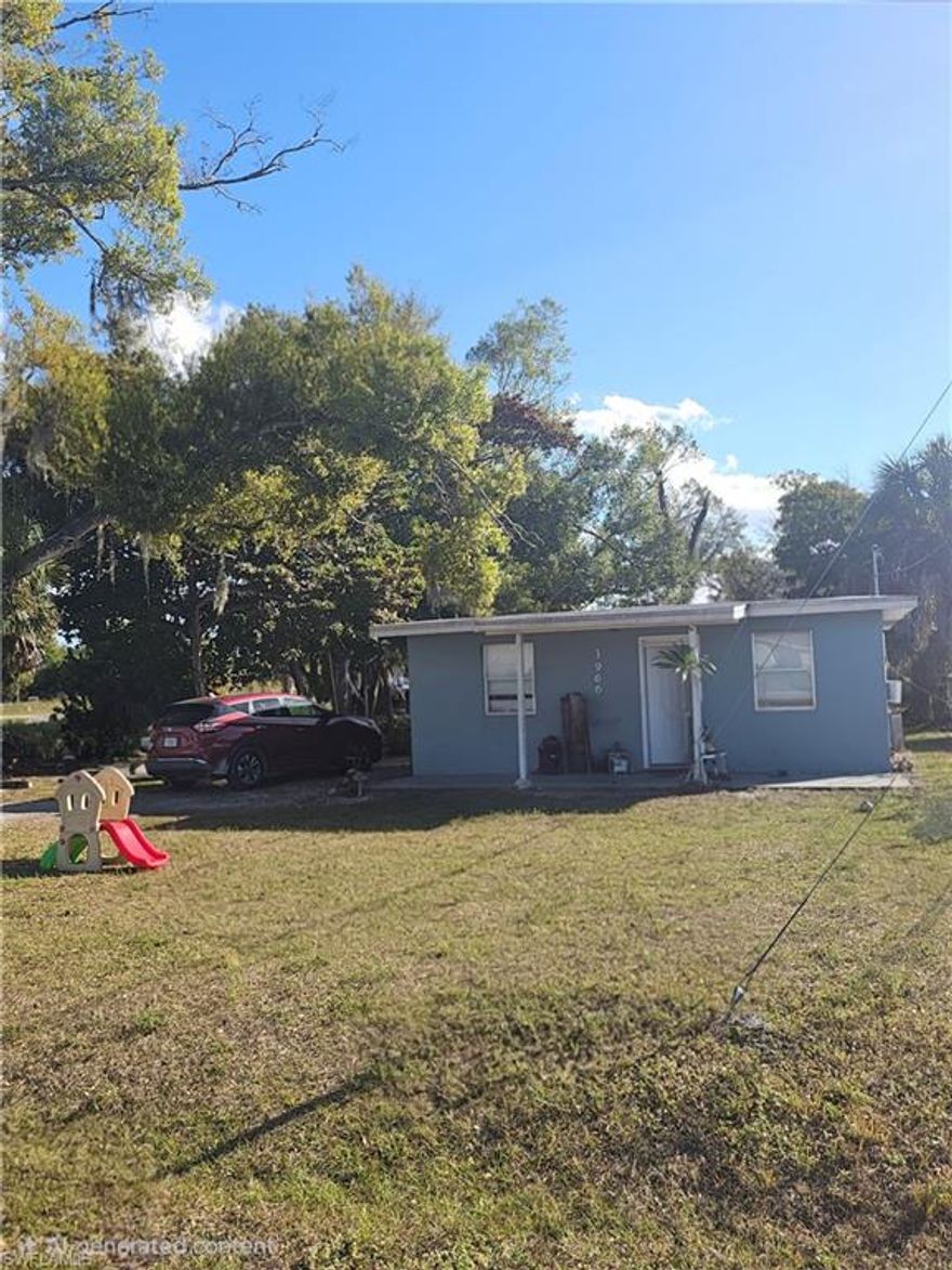 Available February 3 – 3BR/1BA Single-Family Home on Oversized Lot
Well-located 3-bedroom, 1-bath home at 3966 Madison St, Fort Myers, FL 33916, offering convenient access to both US-41 and I-75. The property features a functional layout with an additional utility room and sits on a large lot with dual access from Madison St and Bells St—ideal for tenants needing space for large trucks, trailers, or work vehicles.
Rental Terms:- Monthly Rent: $2,200- Security Deposit: $2,200- Application Fee: $50 per adult- Available: February 3. Showings with appointment only and professional picture coming soon.
A strong option for those seeking space, accessibility, and a central Fort Myers location.