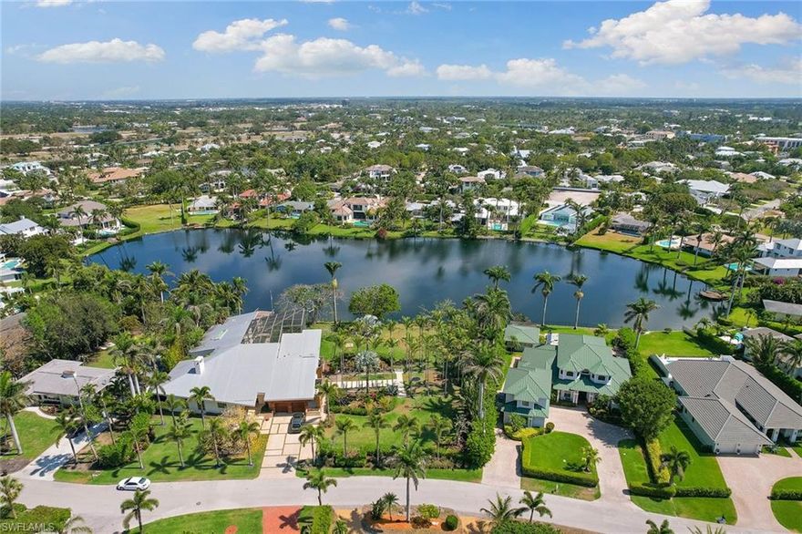 Located in the heart of Palm Circle in Old Naples, this perfectly positioned, sizable lot boasts incredible lake views with eastern exposure. With .51 acres and 138 feet of water footage, the property is located just blocks away from the gorgeous white-sand beaches, the Gulf of Mexico and the highly anticipated Four Seasons, Naples Beach Club Resort.