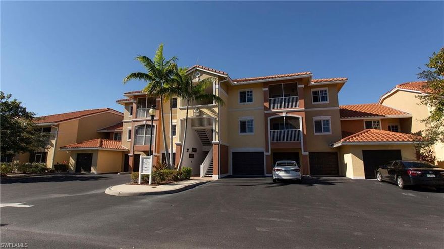 Multiple Offers already received. Please submit highest and best offer by Sunday, December 5th by 12 noon. RARE, RARE, RARE Waterfront Condo with amazing oversized garage centrally located off Daniels Parkway and Plantation...minutes to almost ANYTHING! Stunning Red Oak Banister and Staircase fold into a grande 10 x 10 foyer. Rich Mediterranean Style Tile in all common area. Honey Maple Cabinets and Vanities mated with rich granite countertops throughout. Large Great Room with huge hurricane impact sliders that blur the lines between interior and exterior Florida Living accented by stunning waterfront balcony with western exposure. WALK IN Closets in EVERY Bedroom plus additional storage closets throughout. Private 14 x 12 Master Suite with rare 10 x 6 walk in closet features an additional waterfront balcony style lanai and luxurious master on suite with garden tub that rivals most 5 star spas. Hurricane / Thermal Impact windows throughout.