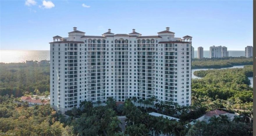 Leave your keys behind, as you are centrally located on the berm with easy access to the beaches, trams and tennis. Pelican Bay offers two private beach clubs with miles of white sandy beach, two beach restaurants, a community center with workout facilities and 18 Har-Tru tennis courts. The amenities and active lifestyle of Pelican Bay cannot be beat. This is luxury, indoor/outdoor living at its finest!