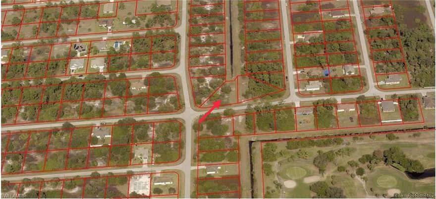 Buildable Lot wonderfully located near the Majestic Golf Course. Oversized corner lot that backs up to a canal. Being sold with lot next to it or by itself.