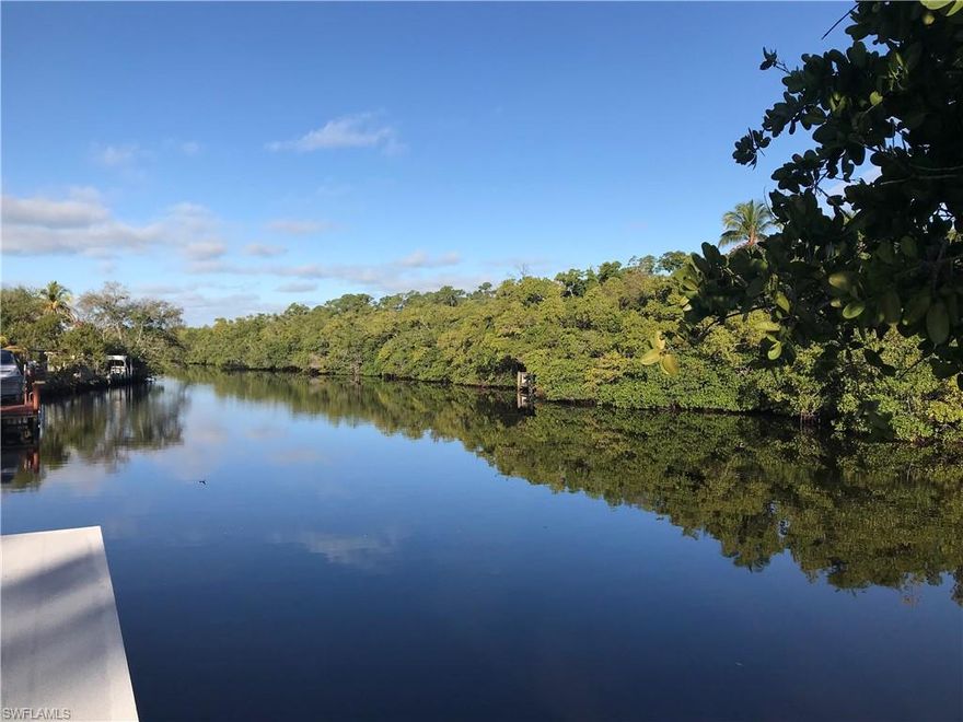 Best WATERFRONT, GULF ACCESS lot in Naples under $1M!! Situated on Harbor Road in Brookside overlooking Rock Creek canal. Excellent opportunity to build your dream home. Very private setting with a beautiful water view. Only minutes to Olde Naples and Naples Bay by car or boat. Access to several restaurants on the water by short boat ride. Find your favorite builder to create your new home in paradise.