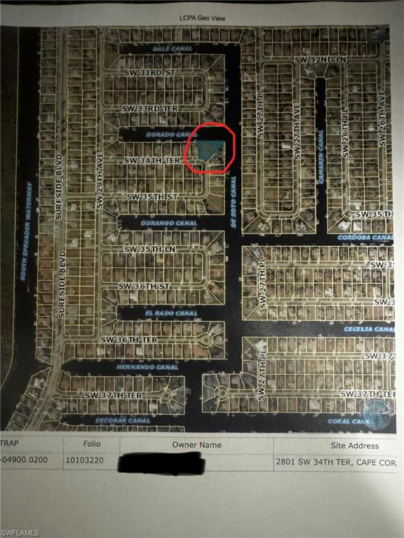 CAPE CORAL - Land