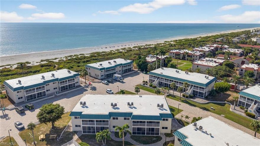 Beautifully remodeled and fully updated, this 2-bedroom, 2-bath middle-floor unit offers exceptional Gulf views and an unbeatable location within Sanibel Arms West. Step right out the back door to the community pool, grills, and fitness room, making it easy to enjoy the amenities. Just a few steps out the front door brings you to the Gulf of Mexico, where miles of pristine beach await.
This turnkey condominium features high-end furnishings, an open kitchen with generous owner-storage, and top-quality appliances throughout. A new stackable washer and dryer adds convenience, while the layout provides excellent privacy with a guest bedroom designed as an en-suite with its own attached bath. The entire unit has been thoughtfully updated, creating a bright, modern, coastal feel that is ready for immediate enjoyment.
Sanibel Arms West is known for its premier island rentals and well-maintained community of thirteen two-story buildings, each individually owned and decorated. Amenities include a large screened-in heated pool, tennis and pickleball courts, boat docks, gas BBQ grills, a clubhouse, and beautifully kept grounds. Whether you plan to use it for personal enjoyment, rental income, or both, this property offers a wonderful opportunity to embrace true island living. Bring your clothes and settle right in—this exceptional unit will not last long.