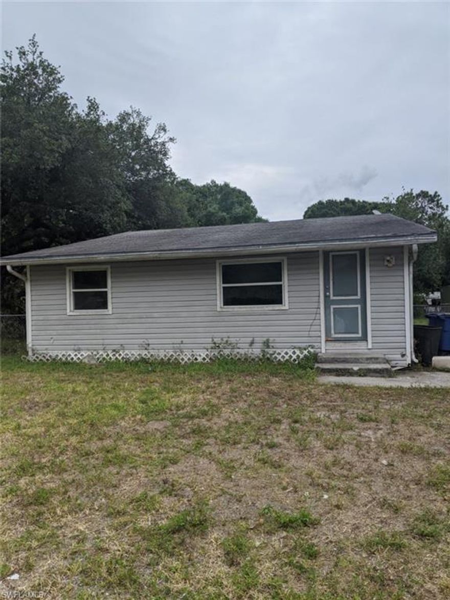 3/1 SFH (Leepa shows it as a 2/1). It can be turned into a 3/2 by adding a bathroom in the large Master Bedroom closet area. 1,188 SF, Wood Frame, Large fenced in yard, on Well, Septic was just pumped and is in great condition. Repairs needed: Roof replacement, paint interior, new subflooring in some areas, new flooring, new AC ducts/unit OR replace window units, add 2nd bathroom if you want to make it a 3/2, new kitchen, new doors, new bathroom, drywall repairs, Landscaping.