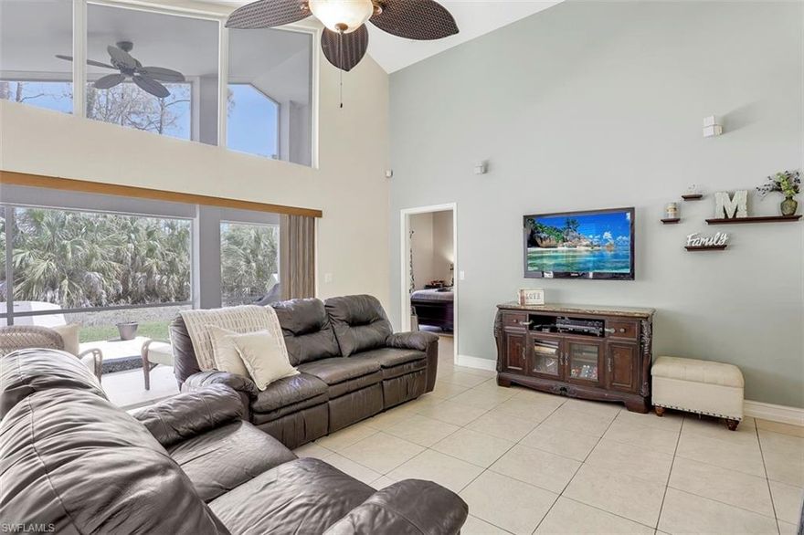 PRICED TO SELL!  Beautifully updated 3+Den, 2 Full bathrooms, 2 car garage now available in Sable Lake!  Brand NEW Roof with 5 year TRANSFERABLE warranty.  Volume ceilings and surround sound wired in great room. Extremely private and quiet area, close to sparkling community pool and tennis courts. Pocket sliders open to the refreshing lanai with a new private, patio area.  Master bath has large separate soaking tub, mounted flat screen tv, separate tiled shower with seat, dual sinks and a walk in closet. The 2 car garage has ample built in storage cabinets and ceiling rack! 3M hurricane film on windows and accordion shutter on sliders. Den or 4th Bedroom with large walk in closet upstairs has 2 decorative windows, with awesome storage under the stair case. HOA fee includes lawn care, common areas, community pool, tennis courts. This property will not disappoint!