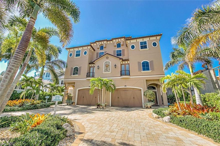 Beautiful multi family villa directly on the Gulf featuring two complete units with  3332 ft. living  per side and 654 sq ft covered decks
Each side has 5 bedrooms and 4 baths with spacious balconies and great sunset views looking over the sparkling waters towards Sanibel.
Large Master suite on the third floor with wet bar  \and large Bathroom, custom closets . Two additional bedrooms on the third floor with on suite baths.
First floor living area has a Guest Bedroom with on suite bath and additional Guest Room  and 1/2 bath.
Large fully equipped kitchen, Dining Room and Great Room overlooking the Gulf..  
Huge  ground level storage Room and two car Garage. Heated Pool and Spa with pathway to the private Beach Area.  Home is completely furnished, with all accessories, is very tastefully decorated. . Elevator is included.  This home has been a vacation rental property and produces great rental income  from an Investment standpoint.
Live in one unit and rent the other side as an option.
Within in walking distance of the Down town Times Square area and the upcoming Margaritaville Resort.
Great opportunity to own this  unique Gulf Front  property in a very desirable location.