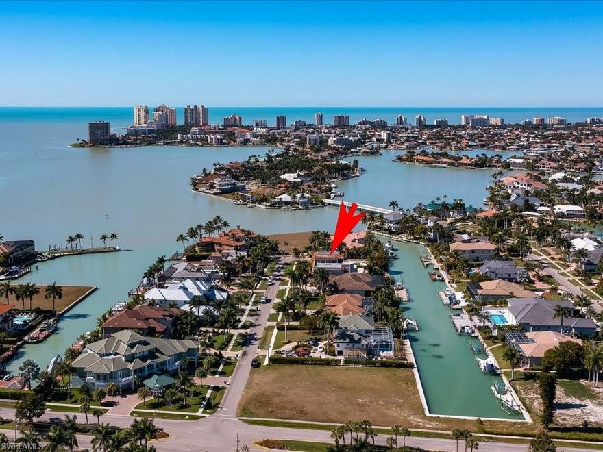 Rarely available premier home-site ready to build your custom home on prestigious and tranquil Heights Court, located in the Estate area of Marco Island with 125 feet of water frontage. This Lot offers deep direct Gulf access to the gulf of Mexico through the south end of Marco Island, enjoying a short boat ride to caxambas pass and the waterways of the 10,000 Islands.
This home-site is not only ideal to build your vision of your dream estate home but also a boater's delight.
Here you don’t have to adjust your needs to any pre-existing home, the seller has contracted a company to tear the existing, level the lot and Install a new seawall. 
Come and enjoy the luxurious living in Marco Island Florida.
This is tropical island living at its best.