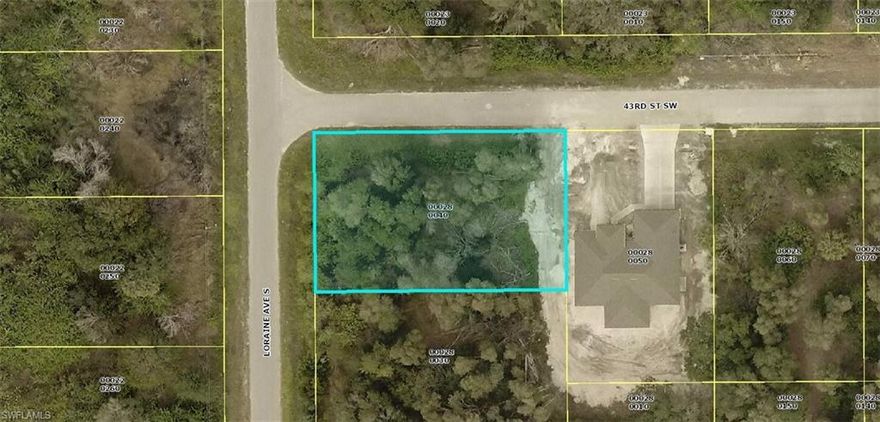 Nice corner lot located close to Fort Myers, I-75, and local shopping. Build your Dream Home or Investment Property.