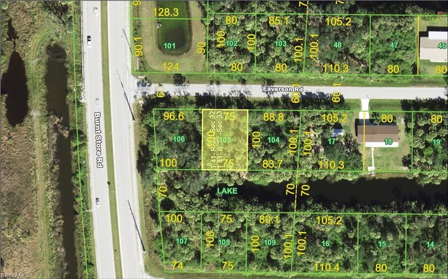 Vacant residential lot located on a quiet, low-traffic road in Punta Gorda, offering a peaceful setting ideal for future residential construction or long-term investment. Surrounded by single-family homes and undeveloped parcels, this property provides a balance of privacy and accessibility.
Conveniently situated with access to major roadways, including US-41 and I-75, as well as shopping, dining, and everyday services in the greater Punta Gorda area. No HOA. A great opportunity for buyers seeking flexibility, space, and a tranquil residential environment.