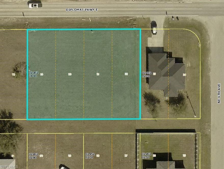Probably the most affordable connected lots with utilities  in Cape Coral with city water and sewer!
Two adjacent lots in N1W!!
Build your dream home with ease: no trees or brush to remove, no owls or turtles, and no environmental issues — ready to build immediately! ONLY $54,800.00 FOR EACH LOT.
Ideally located just minutes from Burnt Store Marina, restaurants, and shopping. Enjoy quick access to Charlotte Harbor and Fort Myers, with a short drive to US Highway 41.
Invest in Southwest Florida and enjoy beautiful blue-water beaches! SWFL is booming, with new construction and exciting developments underway.

Drive by today!