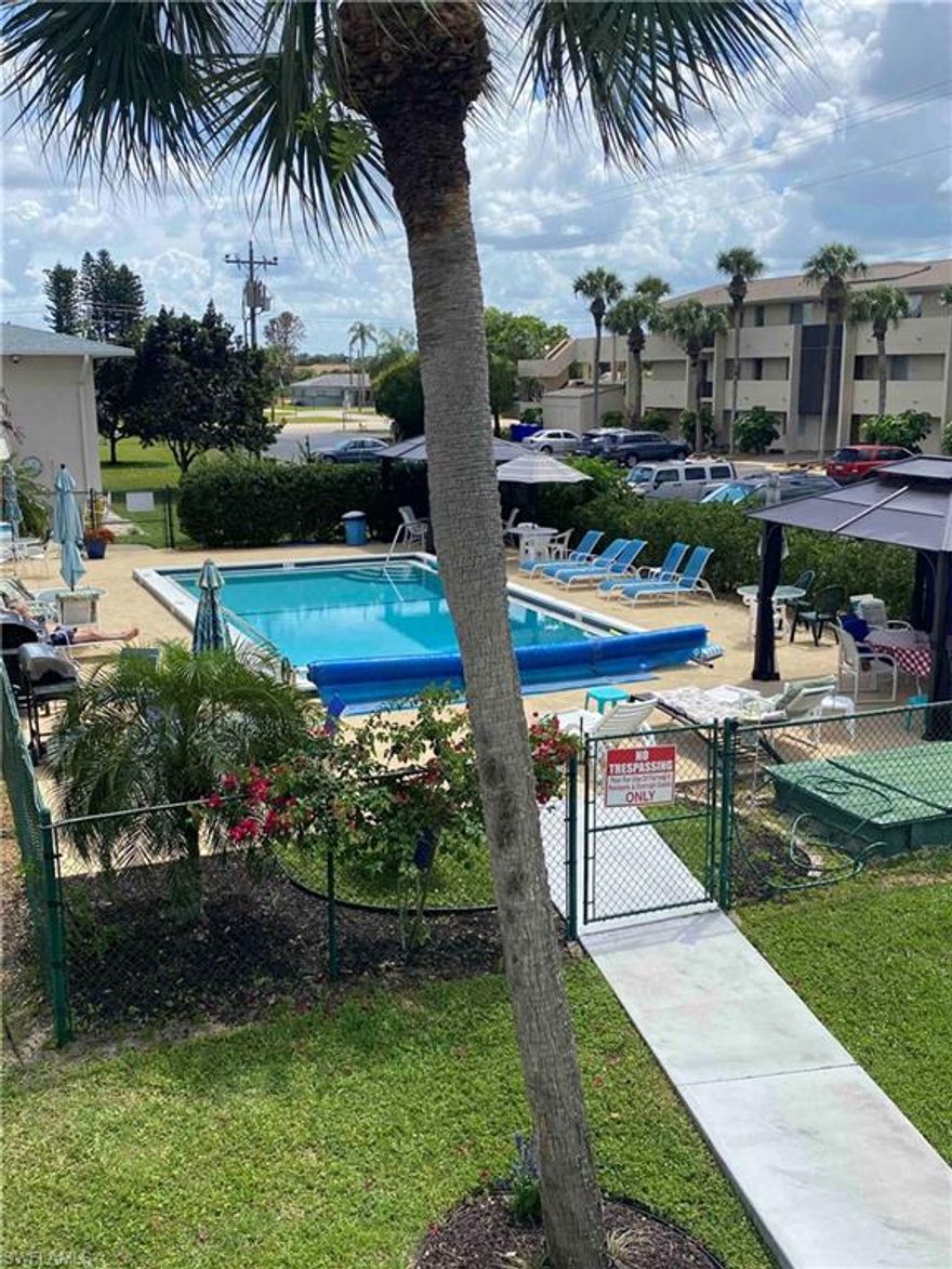 Looking for that Perfect Winter Retreat!  Super LOW HOA with a community that is more like a family?  Then this is IT!  Welcome to FAIRWAYS CONDO!  This beautifully clean well kept condo has views of both community pools.  2 Bedroom 1 Bath just under 800 sqft is the perfect place to call home.  The owners love the community so much they bought another unit that is just a tad bigger.  New AC! New Water Heater! Freshly Painted and ready for you to move into!  55+ Community