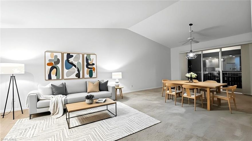 Priced To Sell Quick !!
Best panoramic water views in River’s Edge. Spacious 3-bedroom, 2-bath waterfront condo featuring an open floor plan with vaulted ceilings and an oversized lanai offering direct lake views.

Well-designed layout with generous living spaces and excellent natural light, presenting a value-add opportunity for investors or end-users looking to renovate and reposition. Ideal for customization to maximize upside and long-term appreciation in a highly desirable waterfront community.

Located within the prestigious Gulf Harbour Yacht & Country Club, offering access to a private marina, golf, tennis, clubhouse with two restaurants, and a 24,000 sq. ft. spa and fitness center. Prime location near shopping, beaches, and the airport, supporting strong resale and rental demand.