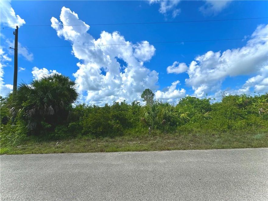 GREAT LOCATION on the WEST side nestled away on a quiet DEAD END paved street with utilities just minutes from major amenities and a quick commute to Fort Myers! Come build your DREAM HOME or INVEST in this growing community today!!