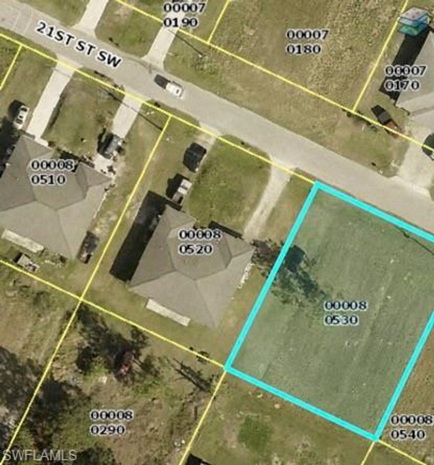 Bring offers. Excellent duplex lot for a builder.