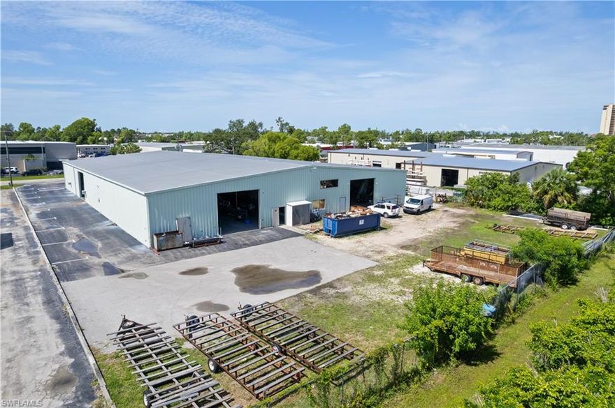 FOR LEASE     UP TO 10,000 SQ FEET  ($15/SQ FT GROSS) YOU PAY OWN ELECTRIC

 2130 Andrea Lane, Fort Myers, FL
10,000 ± Sq. Ft. Metal Frame Commercial Building

Office space 350 sq ft
Wharehouse 8000 sq ft
8000 sq ft  outsdie storage
two 16'x14' bay doors
2 bathrooms

Located in the South Tamiami Trail Business Park, this versatile C-1 zoned property offers an ideal space for a wide range of commercial uses. With direct access to US-41 and close proximity to 6 Mile Cypress Parkway, I-75, and Daniels Parkway, this property boasts excellent regional connectivity in the heart of Fort Myers.

Property Highlights:
Total Size: 19,800± Sq. Ft.

Construction: Metal frame building

Interior Height: 20’ peak

Office Space: 960± Sq. Ft. total

Current Layout: Divided into two tenant spaces

Restrooms: 4 total

Roll-Up Doors: (5) 14’ x 16’

Power Supply: 3-phase electrical service

Zoning: C-1 (Commercial)

This building's flexible layout, robust infrastructure, and prime location make it an ideal fit for light industrial, showroom, warehouse, or distribution uses.

Contact today for pricing and availability.