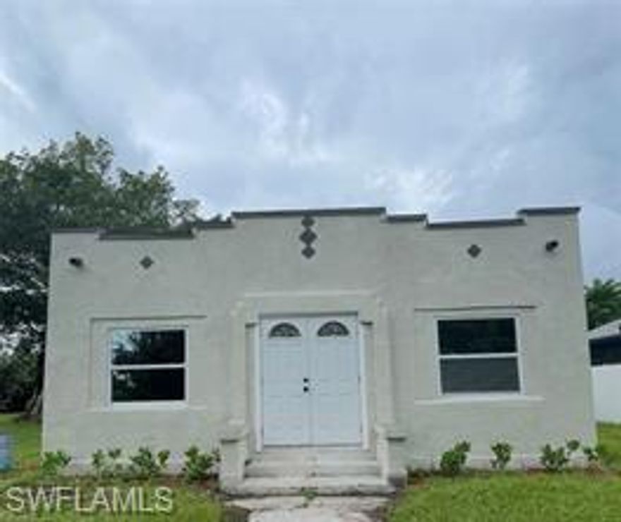 Old Florida Charm Meets Modern Living. Step into history with this beautifully remodeled 2 bedroom, 1 bathroom Old Florida home built in 1926, where timeless character blends seamlessly with modern comfort. Completely updated inside and out, the home features a modern kitchen, renovated bath, new flooring, and carefully restored details that honor its historic charm. Surrounded by lush tropical landscaping and mature greenery, the property creates a private oasis perfect for relaxing or entertaining. Detached enclosed flex/storage building (former garage)—ideal for workshop, studio, or gear storage (not included in living area). Ideally located just minutes from the interstate, downtown Fort Myers, and an array of restaurants, shops, and entertainment, this home offers both convenience and character in one. We’re committed to preserving Old Florida character. Don’t miss the chance to own a rare piece of Florida history, fully updated for today’s lifestyle.