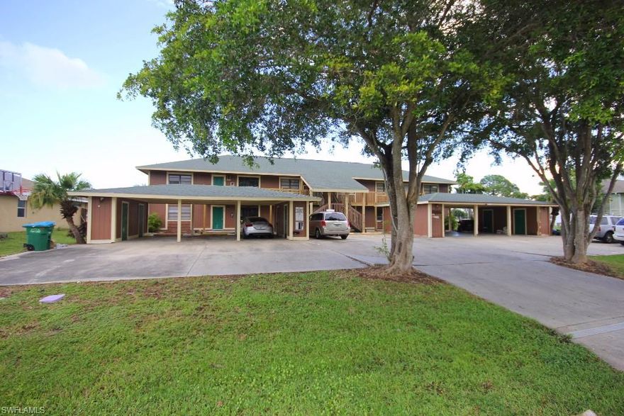 *^*^PRICE DROP*^*^ Come check out a rare opportunity to own a 2 bedroom 2 bath condo in the newly renovated Niblick Pines association located in South West Cape Coral. As you walk up to the building you will see the freshly painted exterior and the brand new wood decks and walkways as well as the major expense of replacing the entire electrical meter for the building just recently. You will find even more renovations and updating on the interior of this refreshed unit. Features fresh paint, new wood and carpet flooring, new fixtures, Ruud Ac system, vaulted ceilings and a formal dining area. Through the spacious kitchen you will see a full set of appliances including washer and dryer. Each bathroom features dual sinks, the master has a walk in shower and the guest bath features a shower/tub combo. Each unit has an assigned covered carport space and guest parking as well as a personal storage area detached. Conveniently located with close access to Pine Island Rd, Schools, Restaurants, shopping and more. This place is a steal, call today before someone else does!