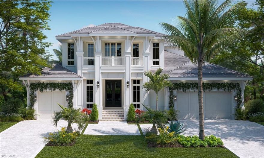 Upcoming new construction home by renowned Borelli Construction of Naples.