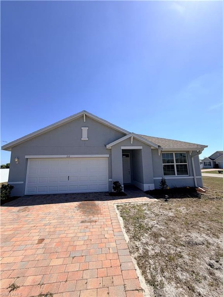 GORGEOUS CBS LARGER CORNER LOT HOME , CENTRAL LOCATED AREA, ALL ASSESSMENTS PAID, WOOD CABINETS AND QUARTZ COUNTER TOPS , PAVERS DRIVEWAY, READY TO MOVE IN, WALKING IN CLOSET, HIS AND HERS SINKS  AT MASTER