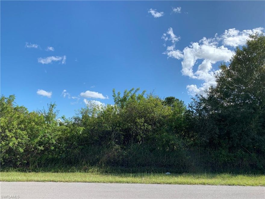 Priced to sell!!! Build your dream home in a great location with Southern exposure right behind Everglades Elementary. Perfect lot for new construction. 1.59 Acres!