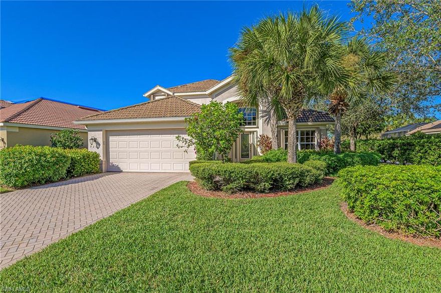 MOTIVATED SELLER - seller says bring an offer! TURNKEY FURNISHED, 3 bdrm, 3 bath home, with 2 car garage & over 2100 sq ft under air. BUNDLED GOLF MEMBERSHIP INCLUDED! Your new home boasts formal living/dining, plus breakfast nook & bonus loft! Downstairs you'll appreciate the open concept with ceilings that soar to the 2nd floor! Kitchen offers hard wood cabinetry, solid surface countertops, updated stainless appliances, tile backsplash & expansive bar. The Tommy Bahama-inspired living room opens to EXPANSIVE lanai OVERLOOKING the GOLF COURSE. Master suite, with sliders to lanai, features beautifully tiled shower/tub, dual sinks & tranquil views. Upstairs is complete with loft, plus guest room & full bath. HURRICANE SHUTTERS on every window! You'll love all that Colonial Country Club has to offer ... beautiful 16,000 sq ft clubhouse with lake & golf course views, 18-hole Gordon Lewis championship golf course, extensive tennis program, golf & tennis pro shops, resort pool & spa, poolside snack bar, fitness center w/ aerobics room, massage rooms, meeting room, library & full restaurant. Truly something for everyone! CALL NOW ~ your place in the SUN awaits!