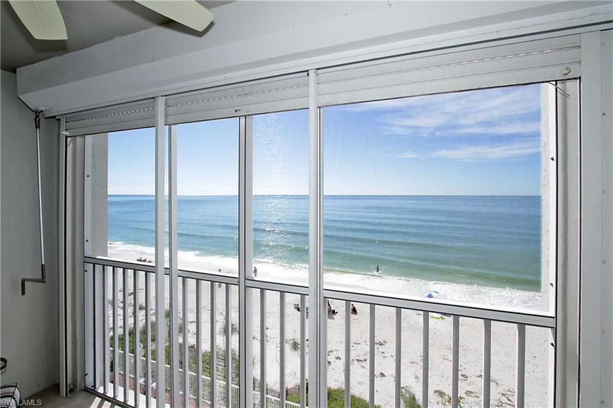 RIGHT ON THE SAND...CASA BONITA ONE...4th floor unit in one of the best buildings on the beach! Casa Bonita One is nestled on the quiet, tropical LITTLE HICKORY ISLAND of Bonita Beach and boasts completely renovated community room, extra storage on ground floor, guest parking, secured lobby, bike storage, sparkling Gulf Side pool, sunrise deck complete with BBQ and chairs/tables to enjoy your morning coffee or a wonderful BBQ while relaxing outdoors. From the moment you walk into this immaculate condo the beautiful Gulf of Mexico views surround you! Gulf views from your Master Bedroom (a wonderful view to wake up to!) complete with large walk-in closet. Open concept floorplan allowing for the maximum views from the great room, kitchen, and dining rooms! Daily sunsets and dolphin shows from your screened balcony complete with storm shutters. Just 4 floors down to sink your toes in the sugar sand of BONITA BEACH! The perfect location...walk to nearby restaurants, rent a boat/jet-ski to explore the Gulf/ Back Bay waterways, 20 minutes to the airport, and a short drive to fine dining/shopping at the Coconut Point & Mercato Malls. ***PROPERTY IS RENTED JAN THRU APRIL***