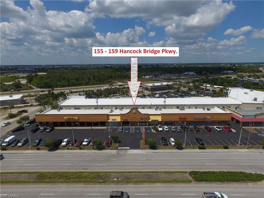 Centrally located in Cape Coral, Florida and in the hub of the Pine Island Road Commercial Corridor, this multi-tenant retail plaza is currently leased to an attractive mix of business'. "Merchants Central Plaza" consists of 10 units and measures 330' X 45' or 15,075 sf with Bridgestone Tires d/b/a Tires Plus as the anchor. Other tenants include a pizzeria, nail salon, tobacco retail store, massage, flower shop and an arcade. As of 2023, this plaza had a new roof installed with new gutters and soffits, new soffit lights, 9 new HVAC rooftop units, 4 new concrete parking lot poles with LED heads, new 75" clock in the front facing facade, new pylon sign, lawn sprinklers, fresh paint, resealed and striped drives and alleyway. This plaza is located in the geographical center of Cape Coral and in the path of continued growth as described by City Hall, with well over $320,000,000 worth of commercial developments in the pipeline.