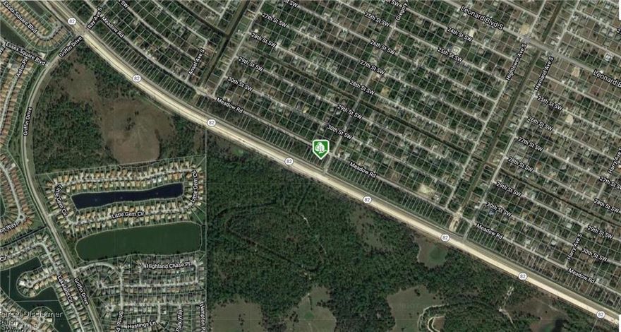 commercial vacant lot on SR 82 Lehigh, major road, many exposures, build your business here