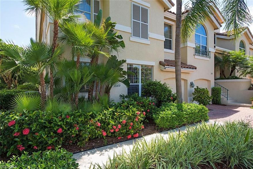Highly coveted 3 bed, 3 full bath Athena floor plan ideally located just steps from the clubhouse, grill, and pool area. The Colonade at Park Shore offers an unrivaled combination of newness, location, and quality also affording easy walkability to Venetian Village shops, dining and also the Park Shore residents private beach access. High ceilings, generous room sizes, recently remodeled clubhouse including pool/spa/fitness, and an attached one car garage are a few of the separating features of this exceptional opportunity. This well kept residence is a clear stand out value within the community. Pet friendly community allows 2 pets up to 40lbs each.