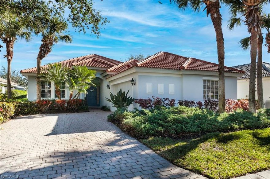 This lakefront single family home is rarely available and can only be found in The Masters section of Pelican Sound Golf & River Club. Offering over 2,400 sq. ft. with 4 bedrooms, 2.5 baths and attached 2 car garage. The Eastern facing lanai looks out over the sun kissed lake with beautiful birds and wildlife. The pool has a brand-new pool heater 2023 and electric hurricane shutters across the lanai area. Upgrades include 18-inch tile on the diagonal, kitchen has been upgraded with all new stainless appliances in 2017. The A/C was replaced in 10/2019, new roof 2020, brand new carpets in bedrooms 12/2022. This home is not located in a Flood Zone. 
Pelican Sound Golf and River Club is located west of route 41 and is considered one of the finest bundled golf communities in Southwest Florida. There are 27 holes of championship golf, 8 pickle & 8 tennis courts, professionally staffed fitness center and bocce courts. This community is nestled up to the Estero River offering water activities which include, boating with access to the Gulf of Mexico, water beach shuttle, kayaking, canoeing and paddleboards. There are 6 community pools and so much more. Only 18 minutes from airport!!