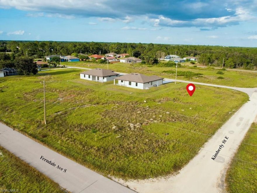 This cleared corner lot is the perfect opportunity for a developer or homeowner. The property is "high and dry" cleared of any trees, bushes or other vegetation, making it easy to build on. Builder special, córner lot behind subject property also being sold MLS#223064006.


Close to everything, conveniently located in quiet neighborhood, nearby shopping, restaurants, state road 82, airport, grocery stores and medical facilities.